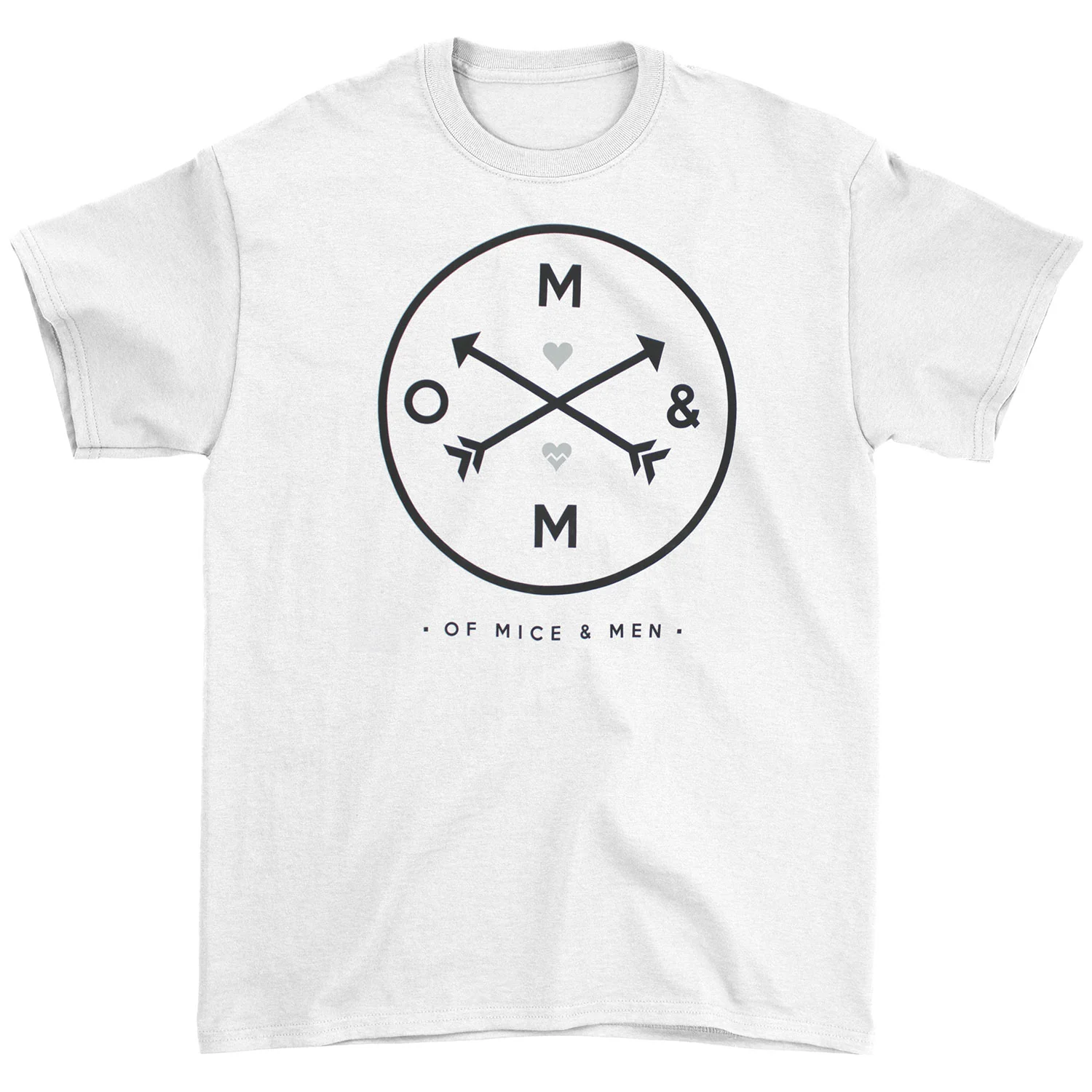 OM&M Circle Logo With Arrows & Hearts T-shirt
