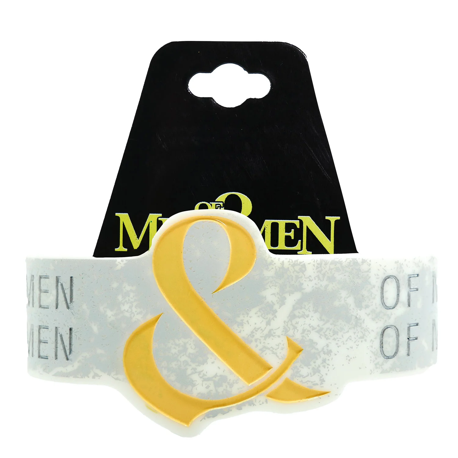 Yellow Diecut Rubber Bracelet