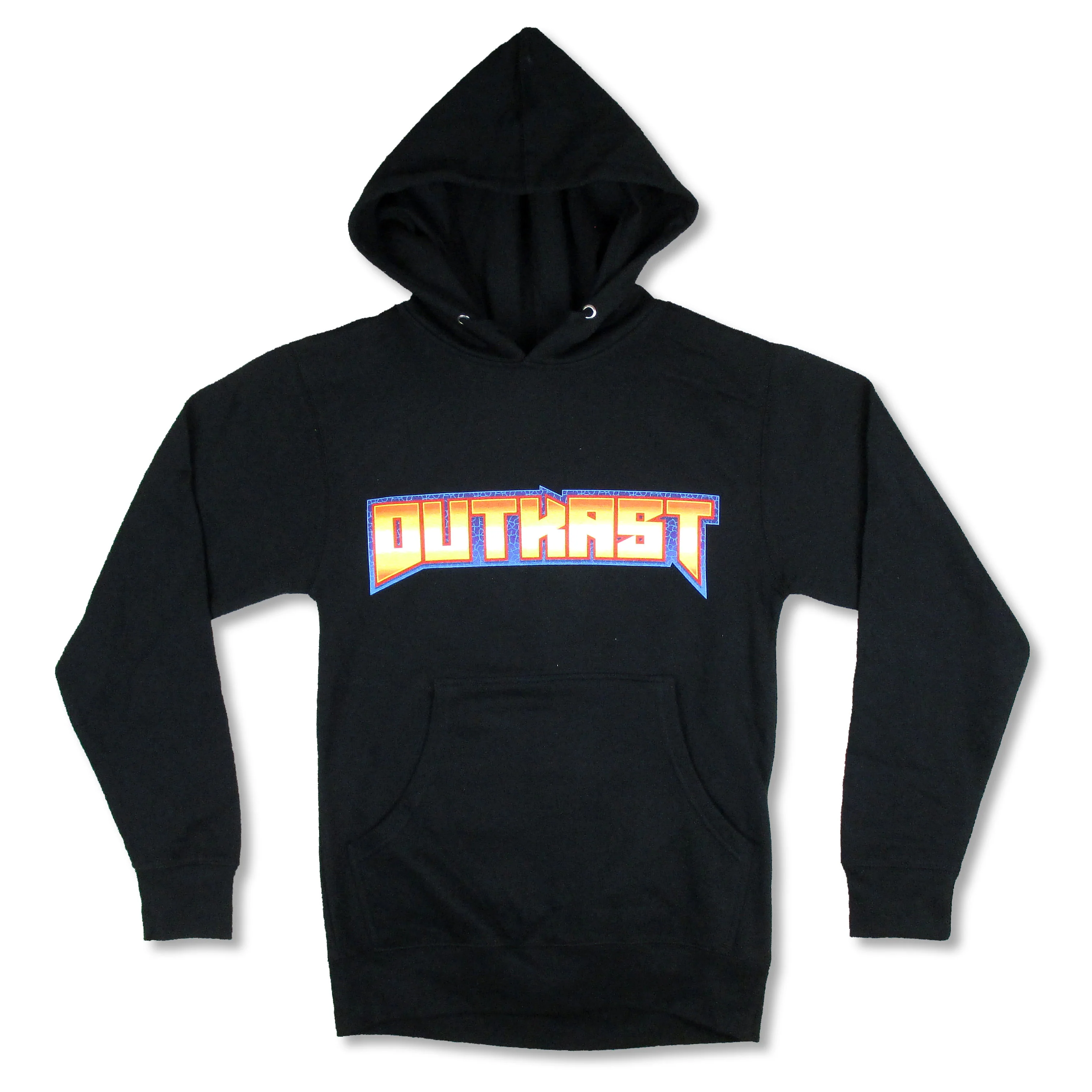 Kick Illustration Pullover Hoodie Hooded Sweatshirt