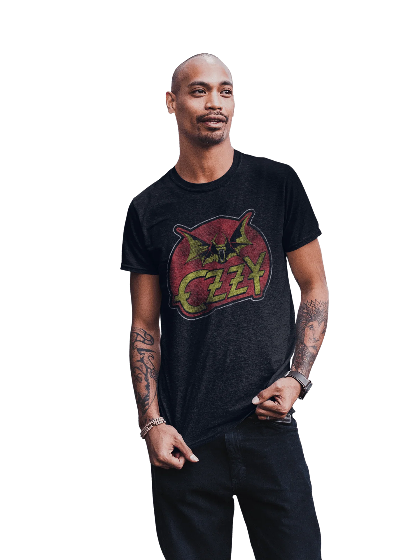 Ozzy Osbourne - Flaming Bat T-Shirt - Image 2