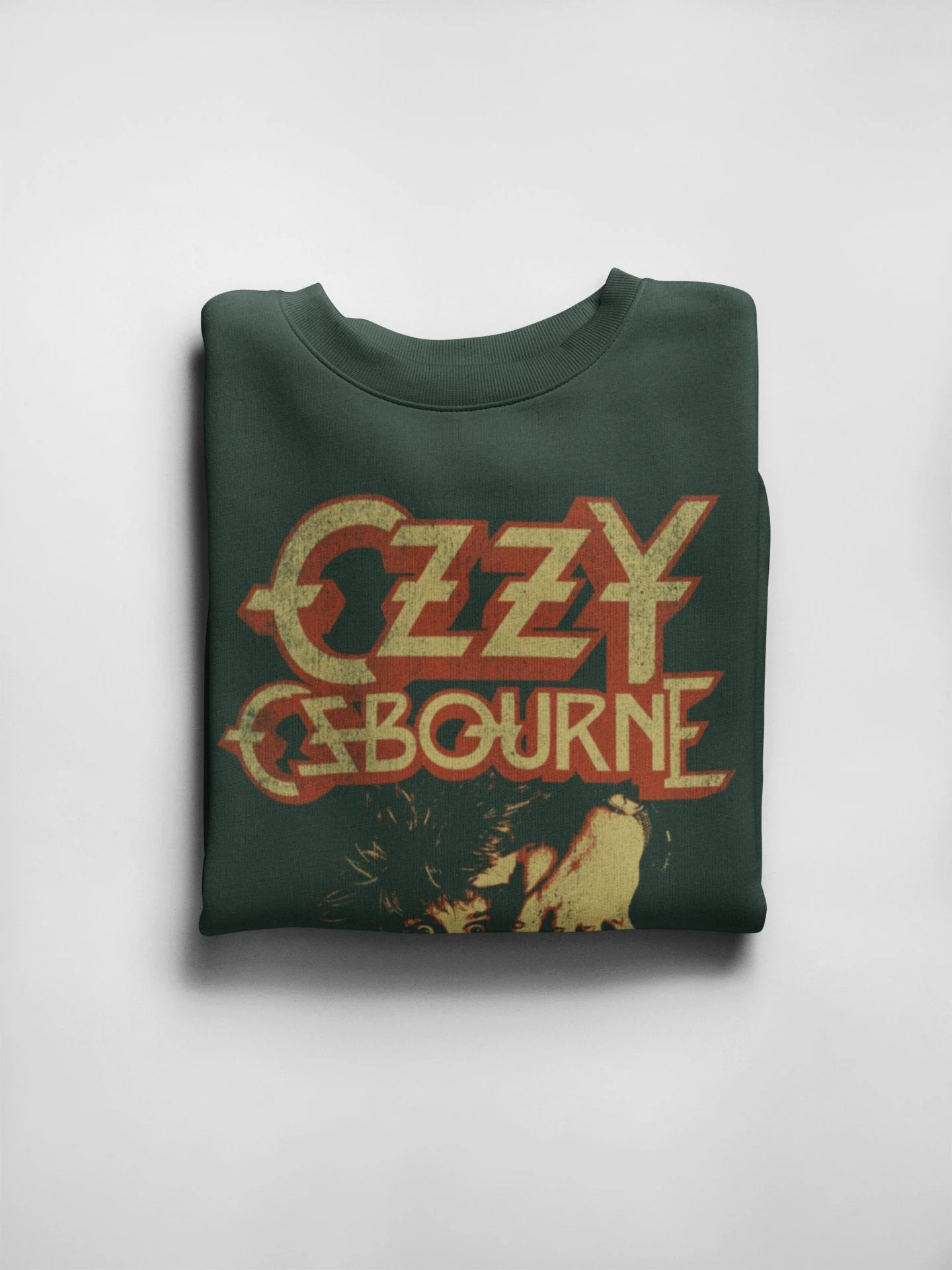 Ozzy Osbourne - Late 80s Vintage Ozzy Jumbo Print Sweatshirt - Image 3