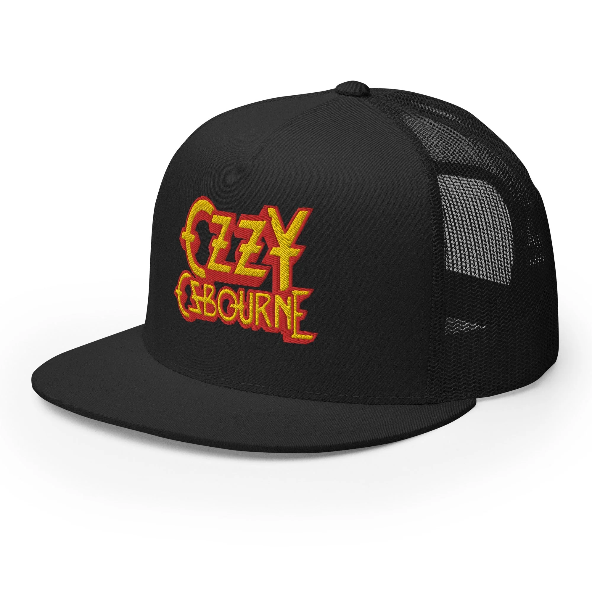 Ozzy Osbourne - Logo Flat Brim Trucker Hat - Image 3