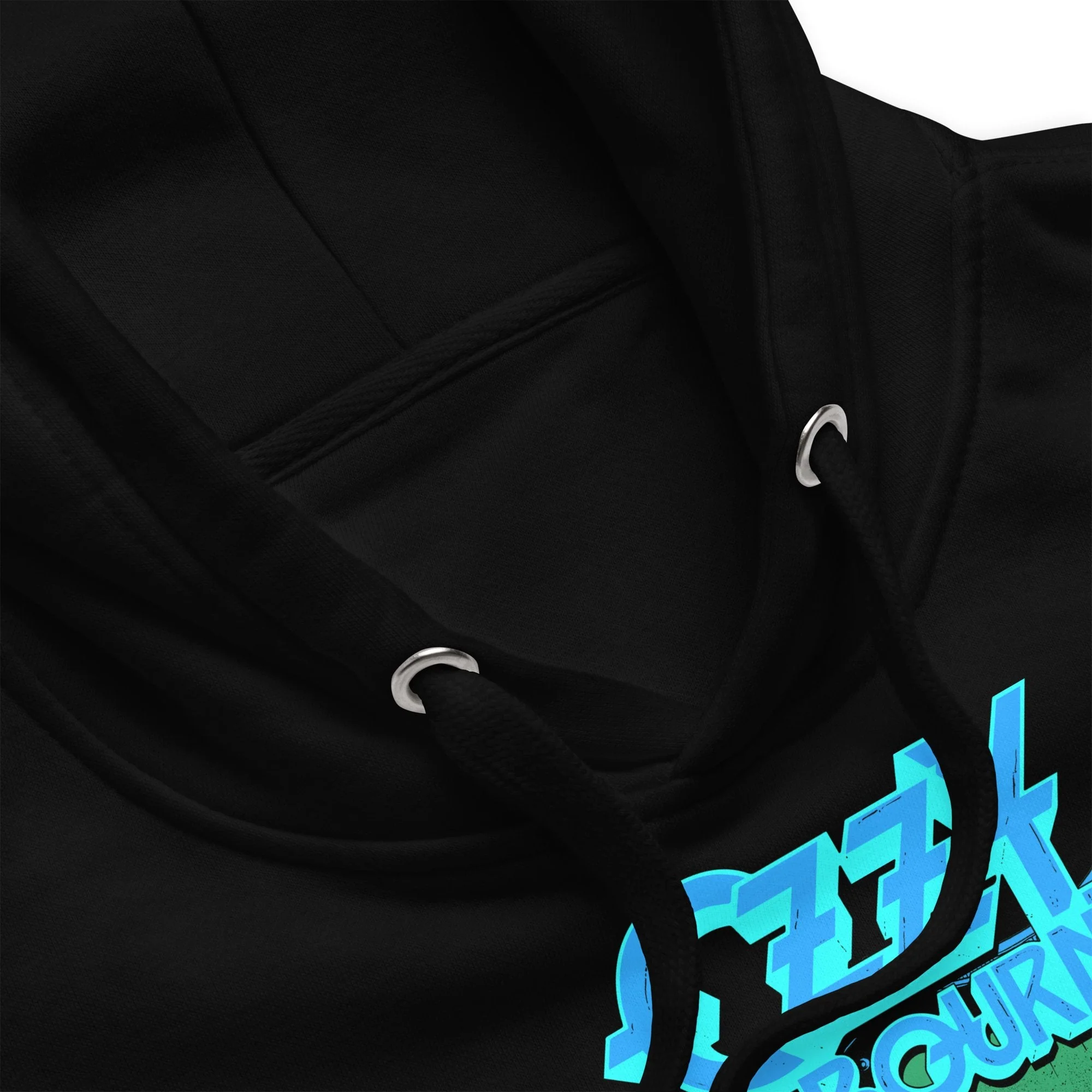 Ozzy Osbourne - Neon Blue Bat Classic Hoodie - Image 3