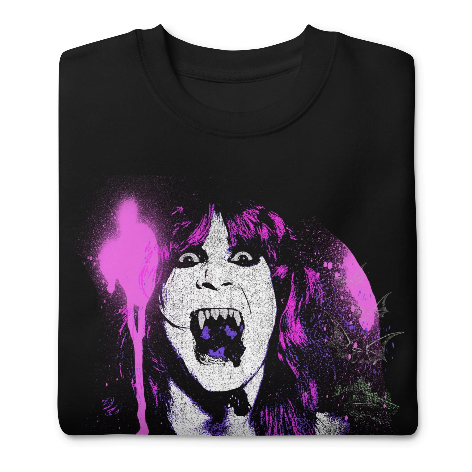 Ozzy Osbourne - Purple Screaming Jumbo Print Sweatshirt - Image 3