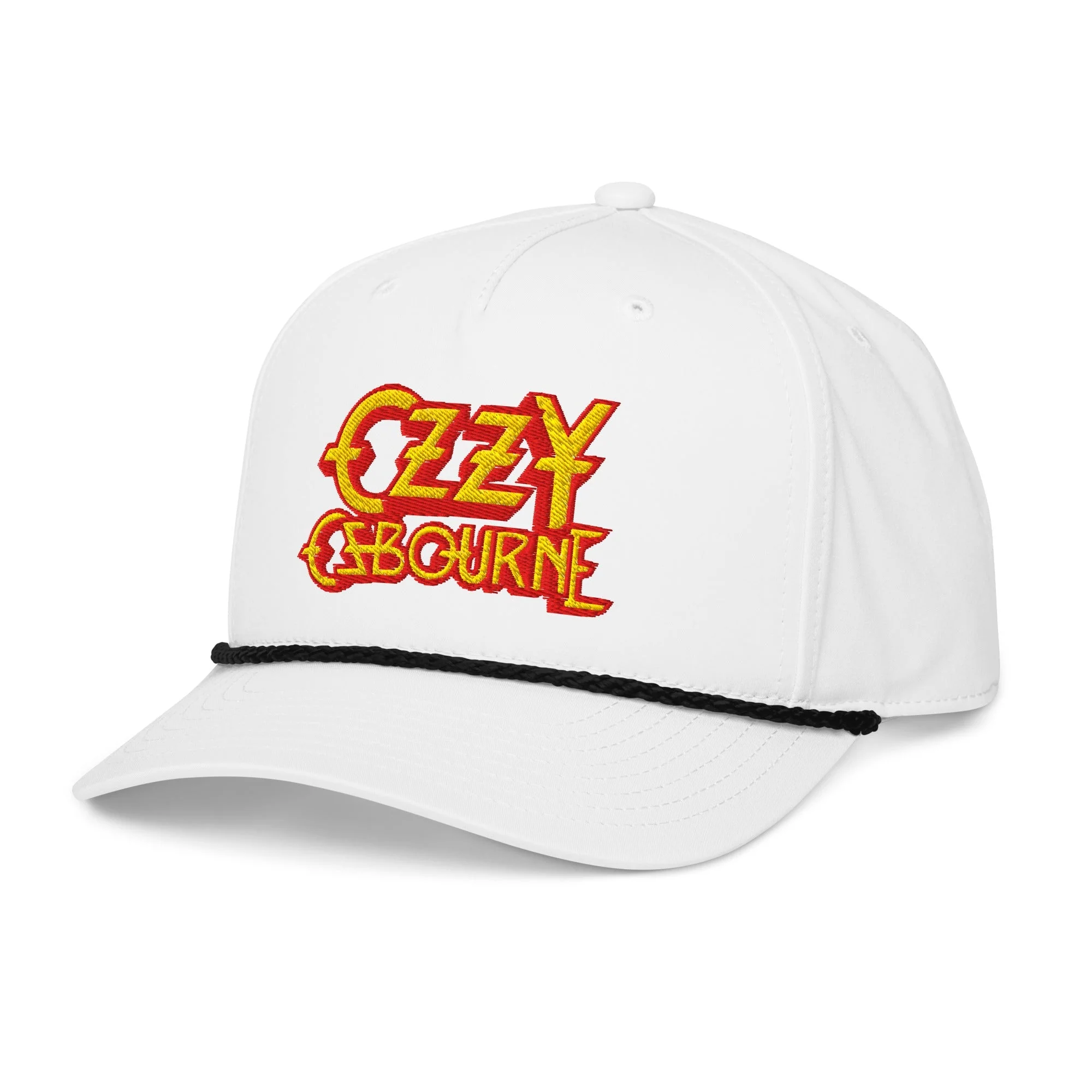 Ozzy Osbourne - Roped Snapback HD Embroidered Hat - Image 5