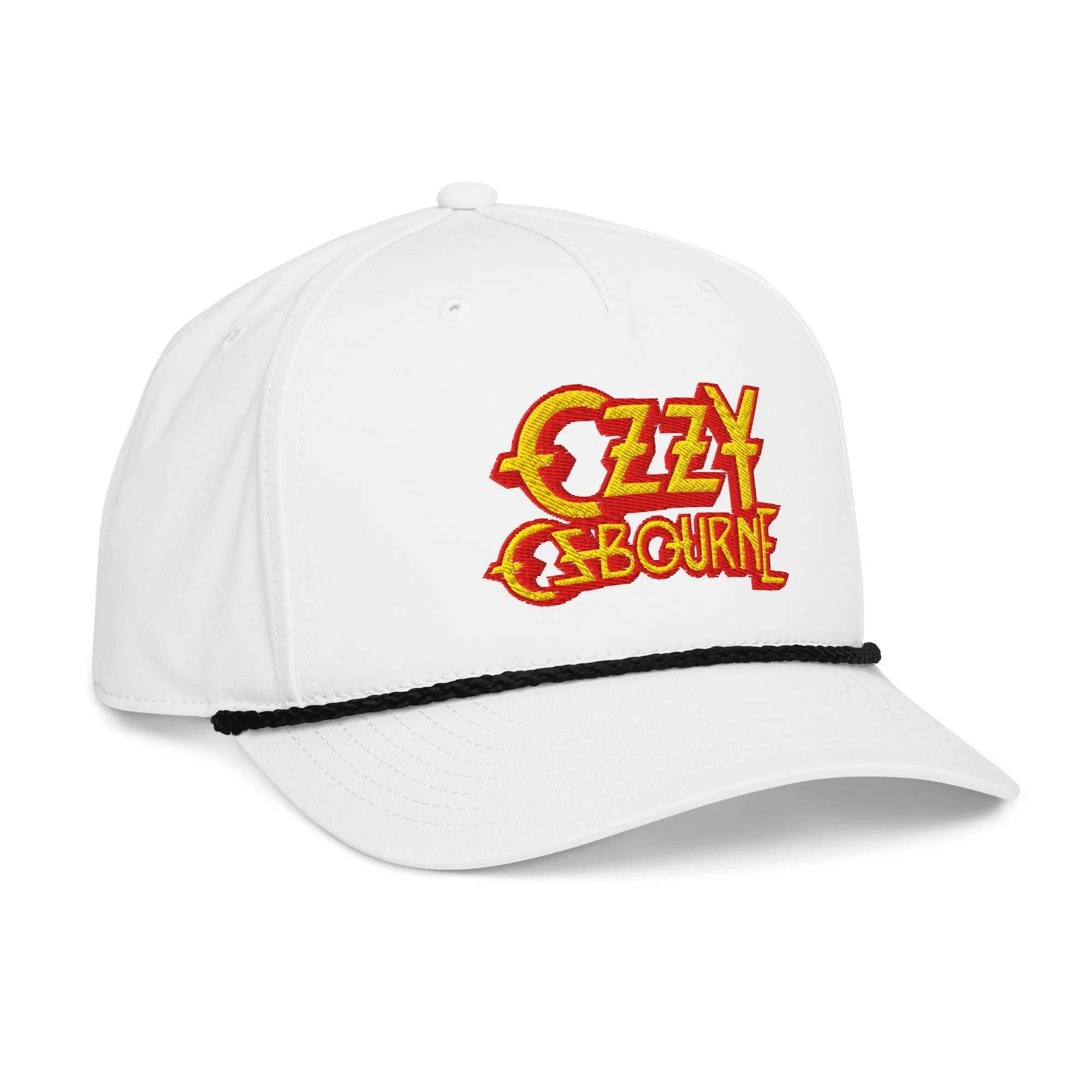 Ozzy Osbourne - Roped Snapback HD Embroidered Hat - Image 6