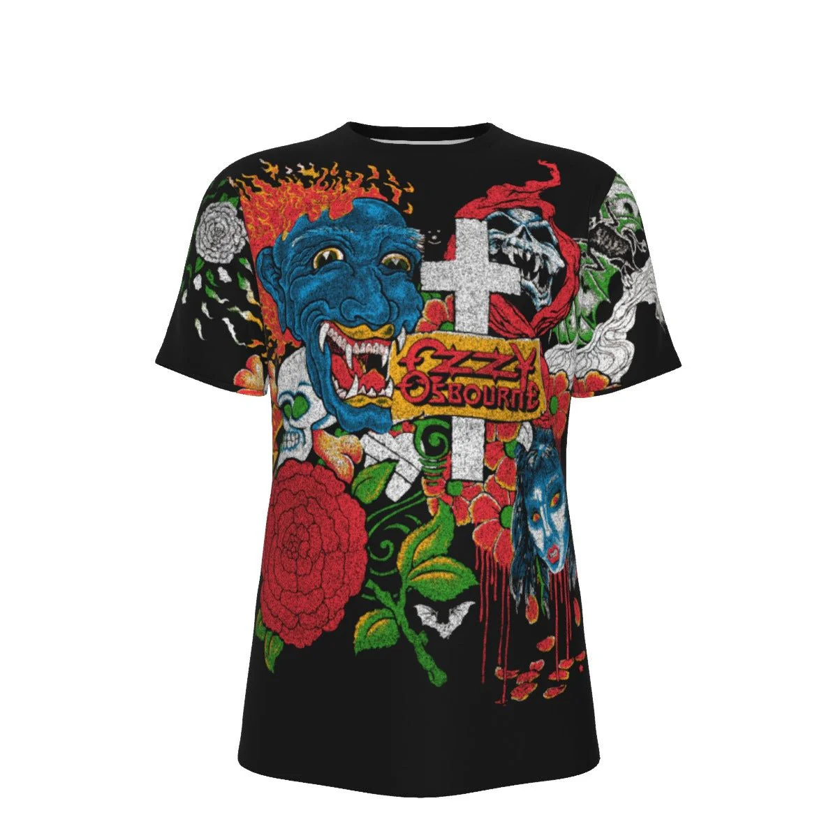 Ozzy Osbourne - Vintage Vault 1992 Tattoo All Over Print T-Shirt - Cotton