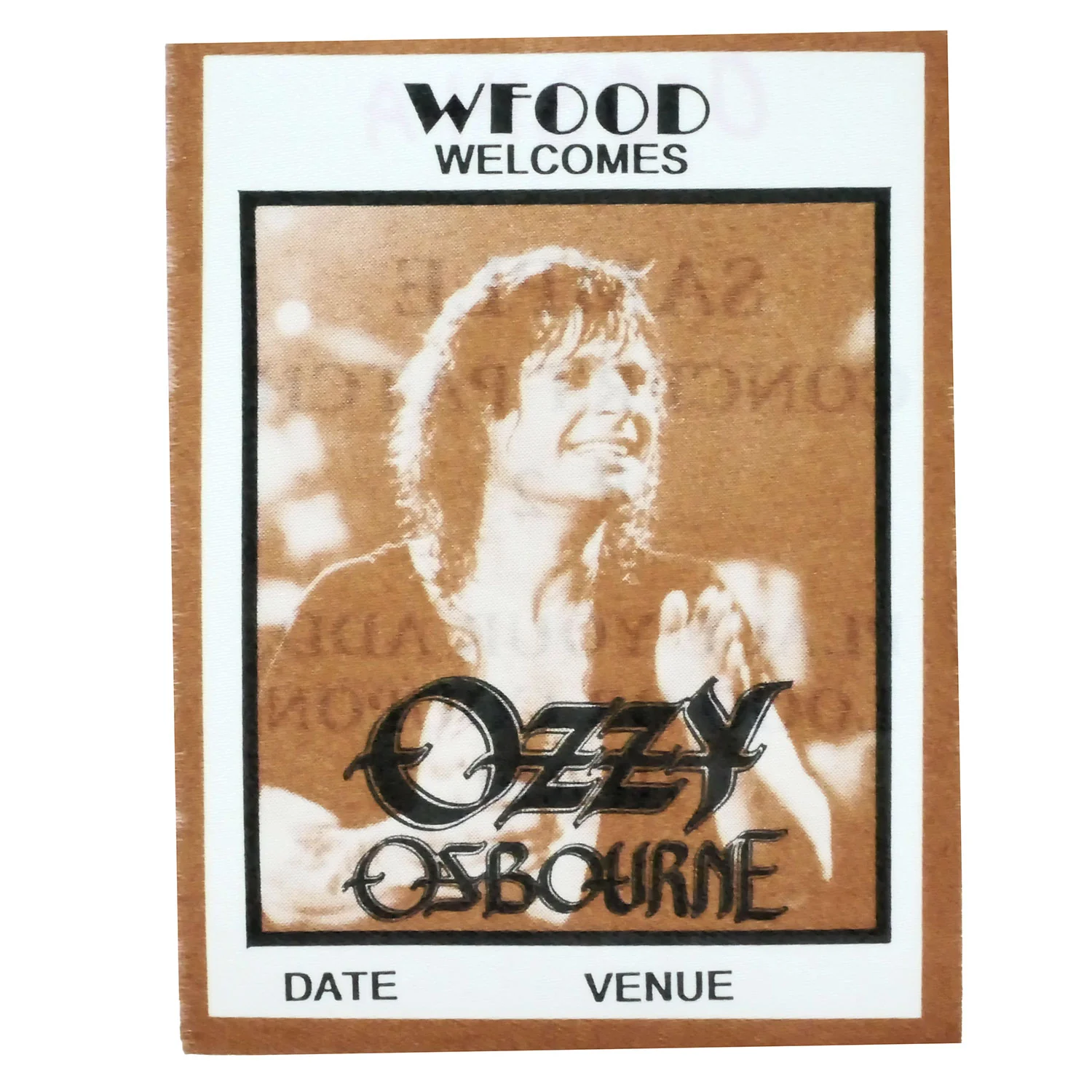WFOOD Welcomes Cloth Backstage Pass