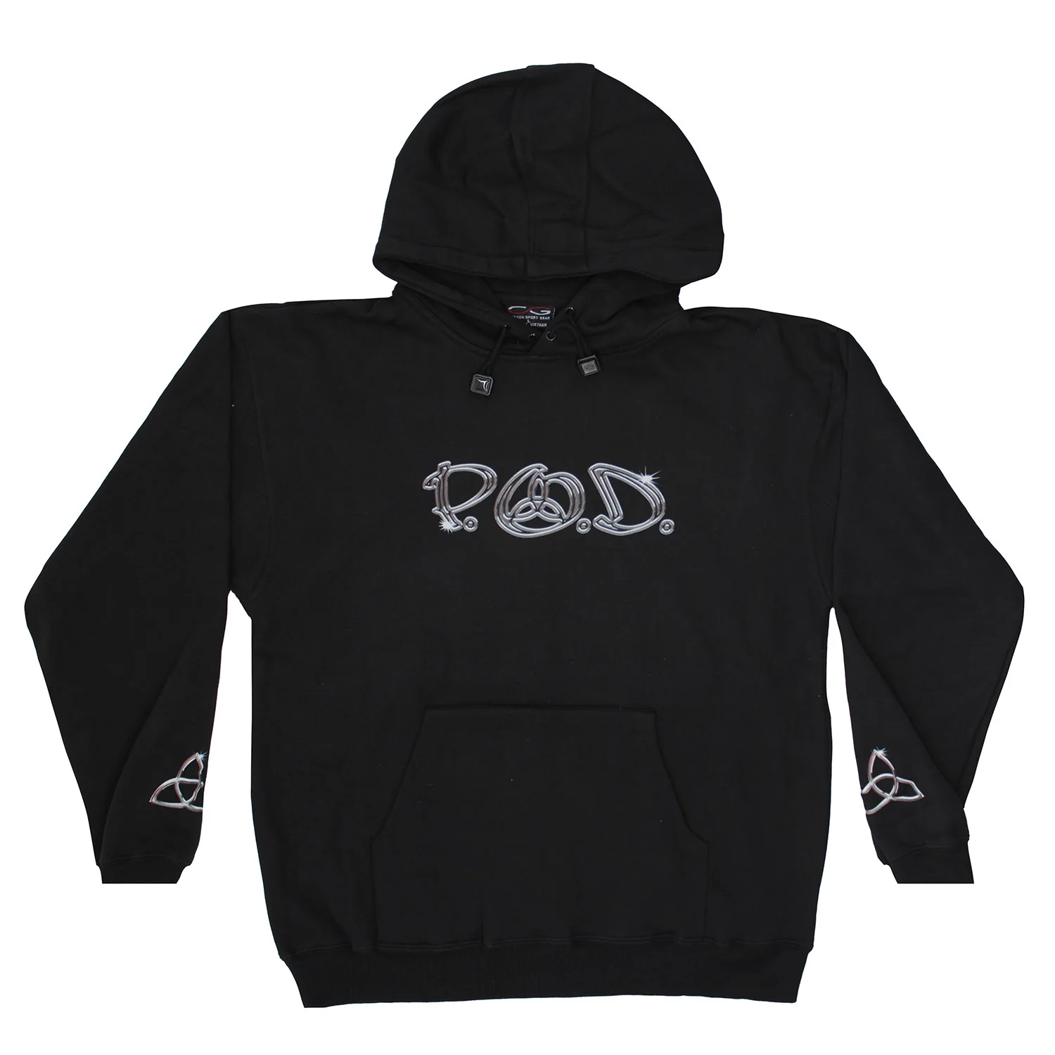 Logo With Symbol Sleeves (Only 3 Available) Hooded Sweatshirt