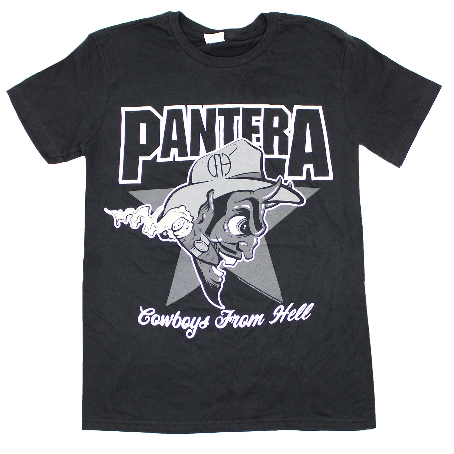 Cowboys From Hell Cartoon Devil T-shirt
