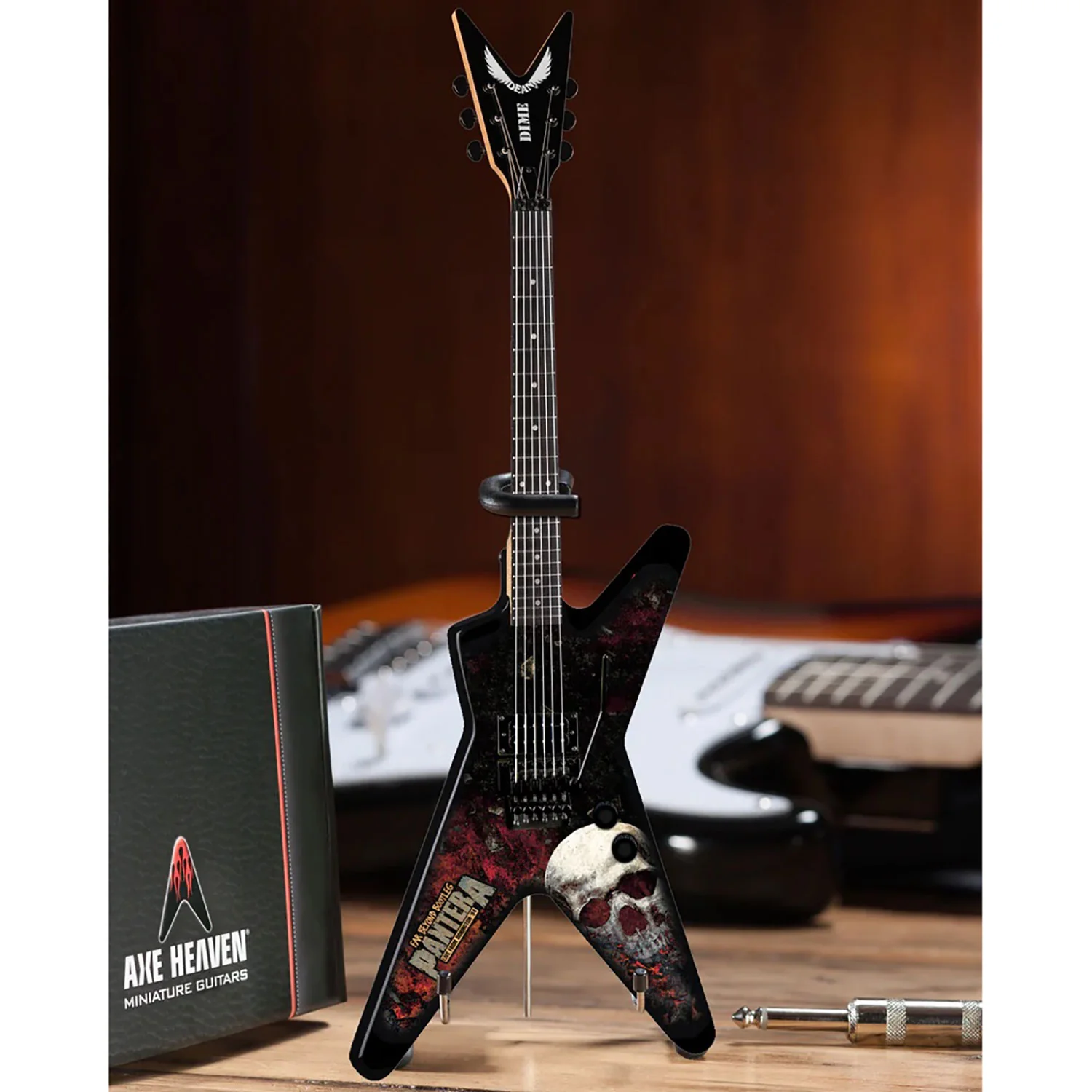 Dean Dimebag Pantera Far Beyond Bootleg Graphic ML Mini Guitar Collector Items - Image 3