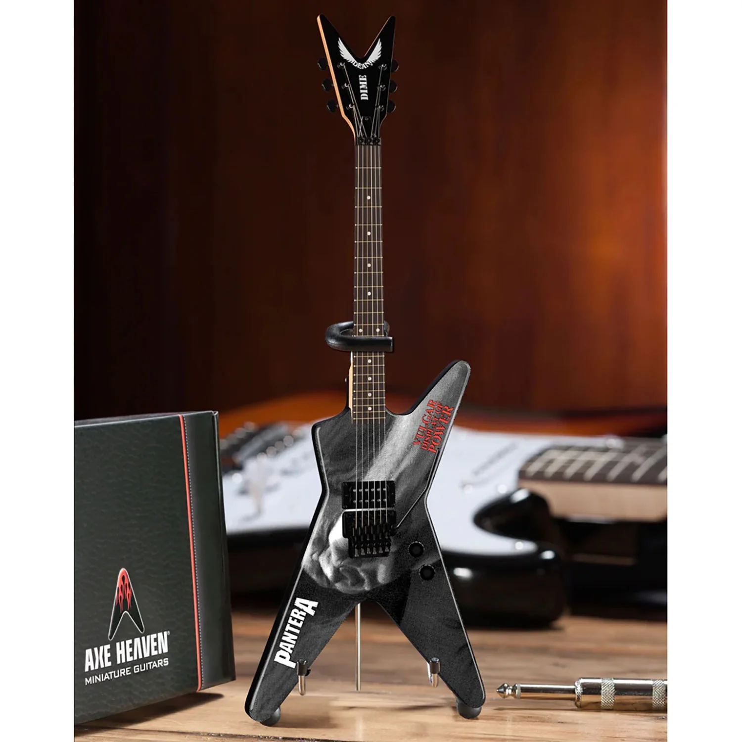 Dean Dimebag Pantera Vulgar Display of Power ML Mini Guitar Collector Items - Image 3