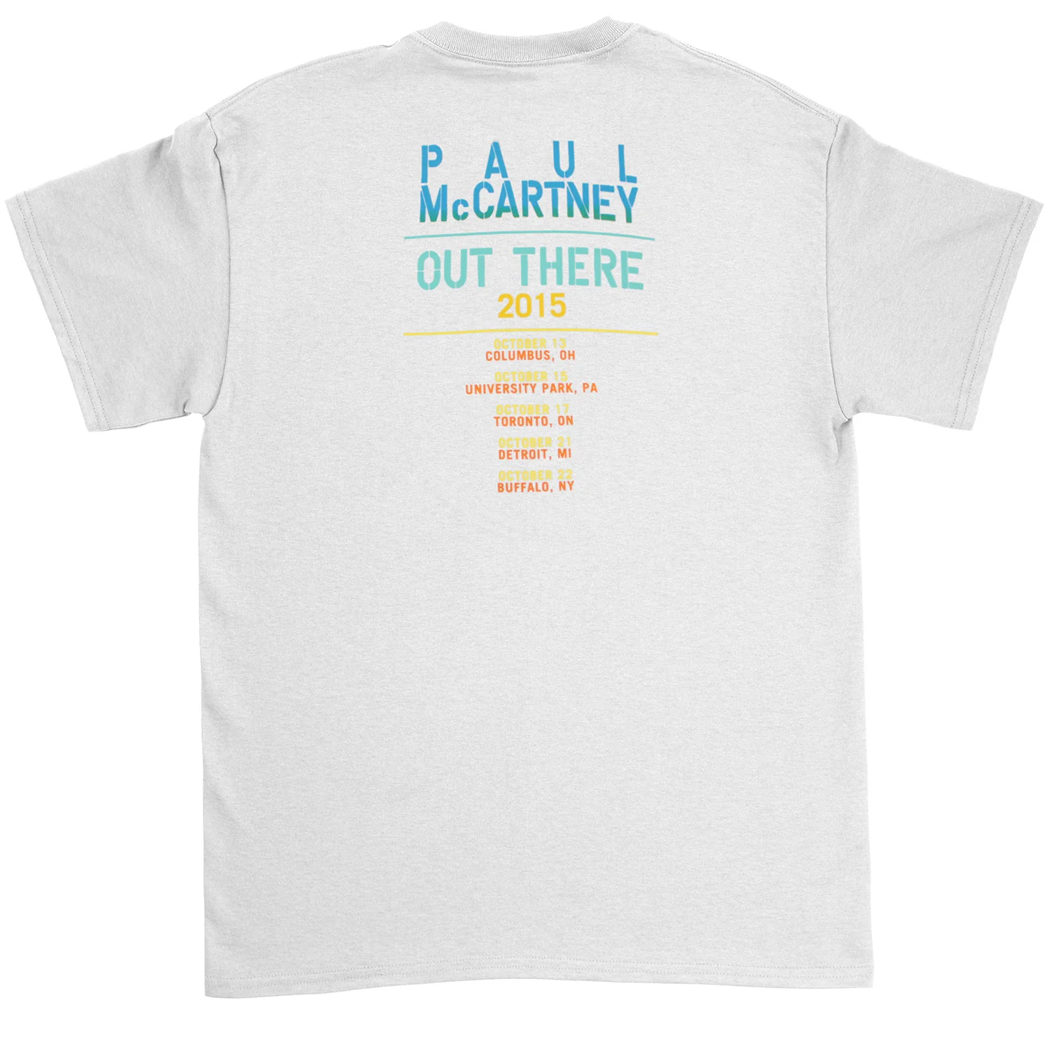 Fade Out 2015 Tour Columbus - Buffalo T-shirt - Image 2
