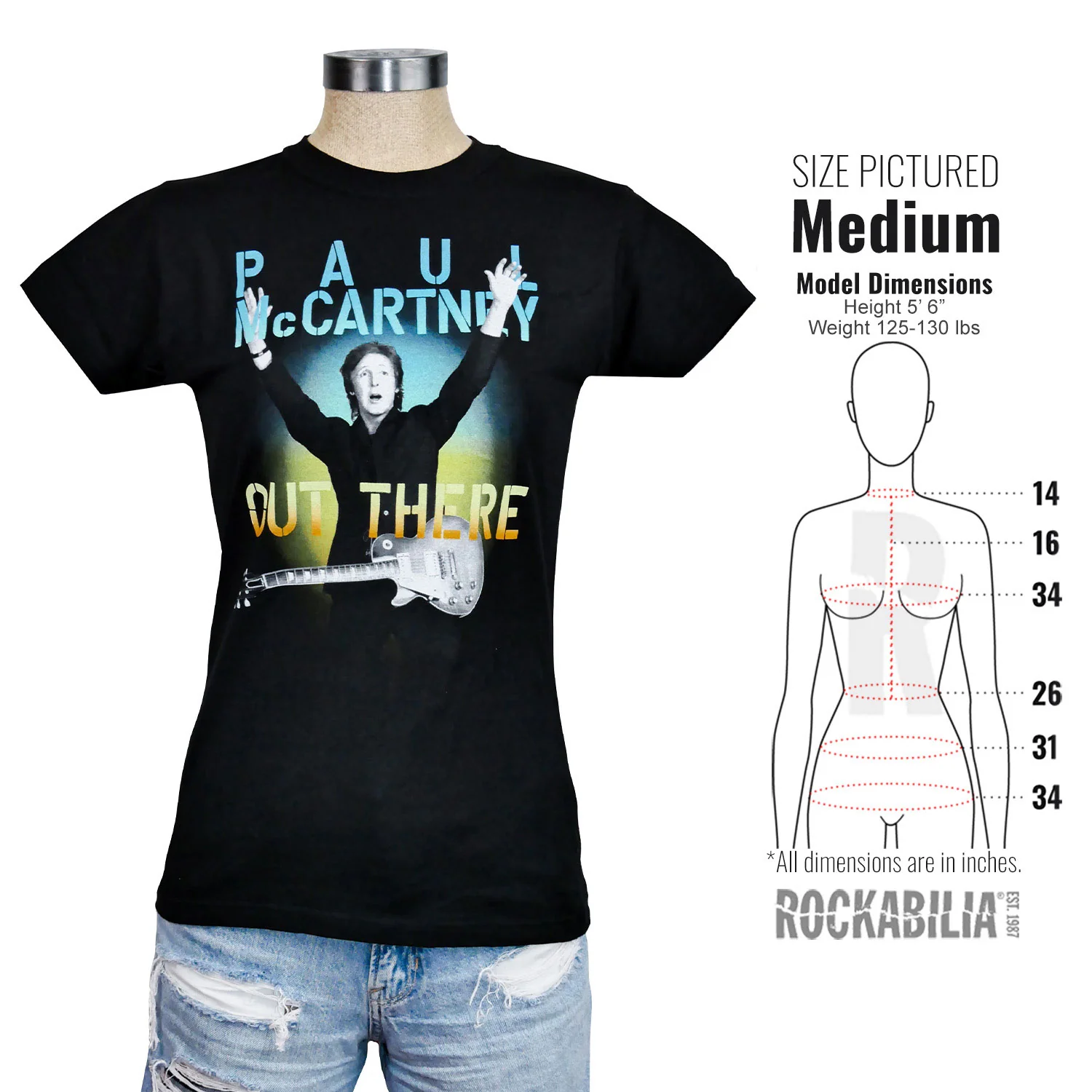 Fade Out Tour ''15 Junior Top - Image 4