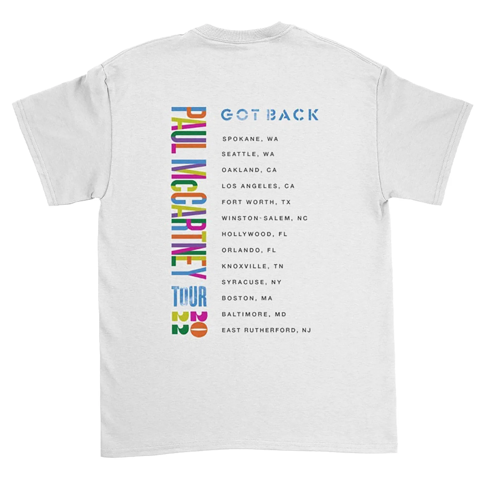 Got Back Tour T-shirt - Image 2