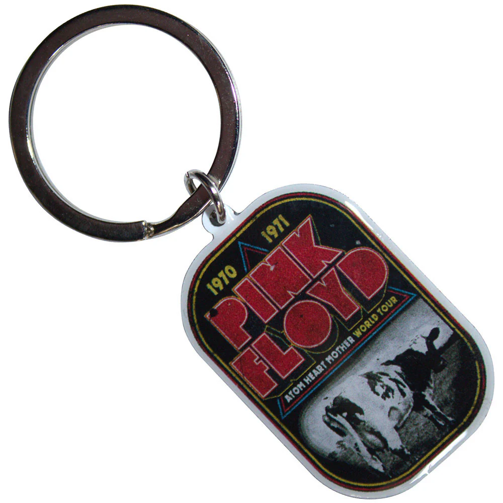 Atom Heart Mother World Tour Metal Key Chain
