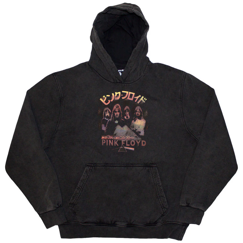 Japan Poster Stone Wash Hooded Sweatshirt