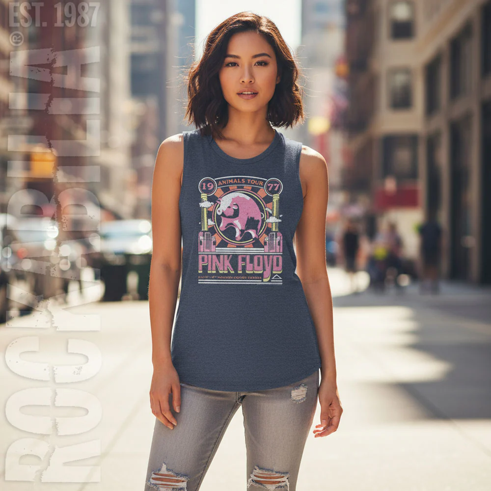 Pink Floyd Animals Tour 1977 Womens Tank - Image 2