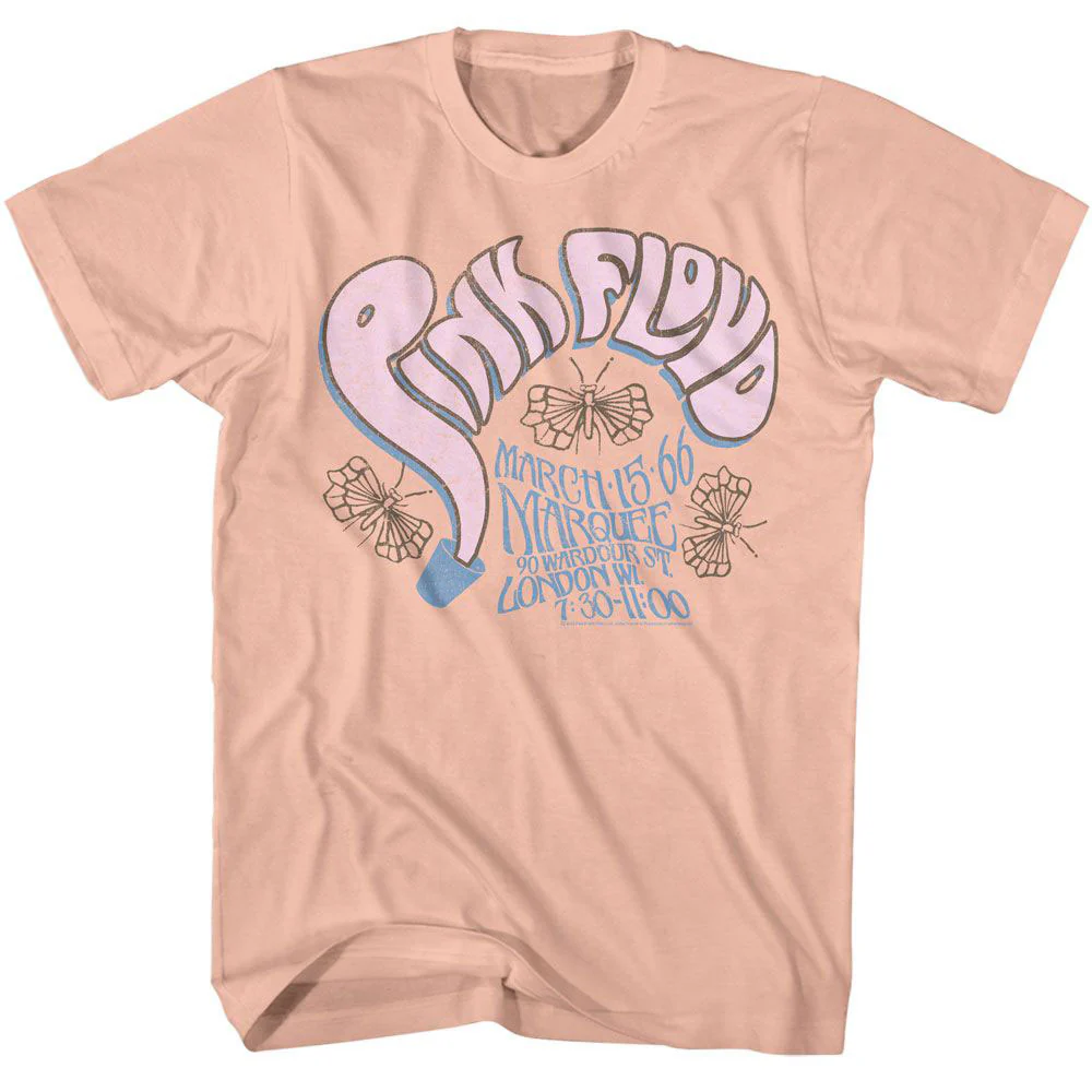 Pink Floyd Bucket Letters Alt Colors T-shirt