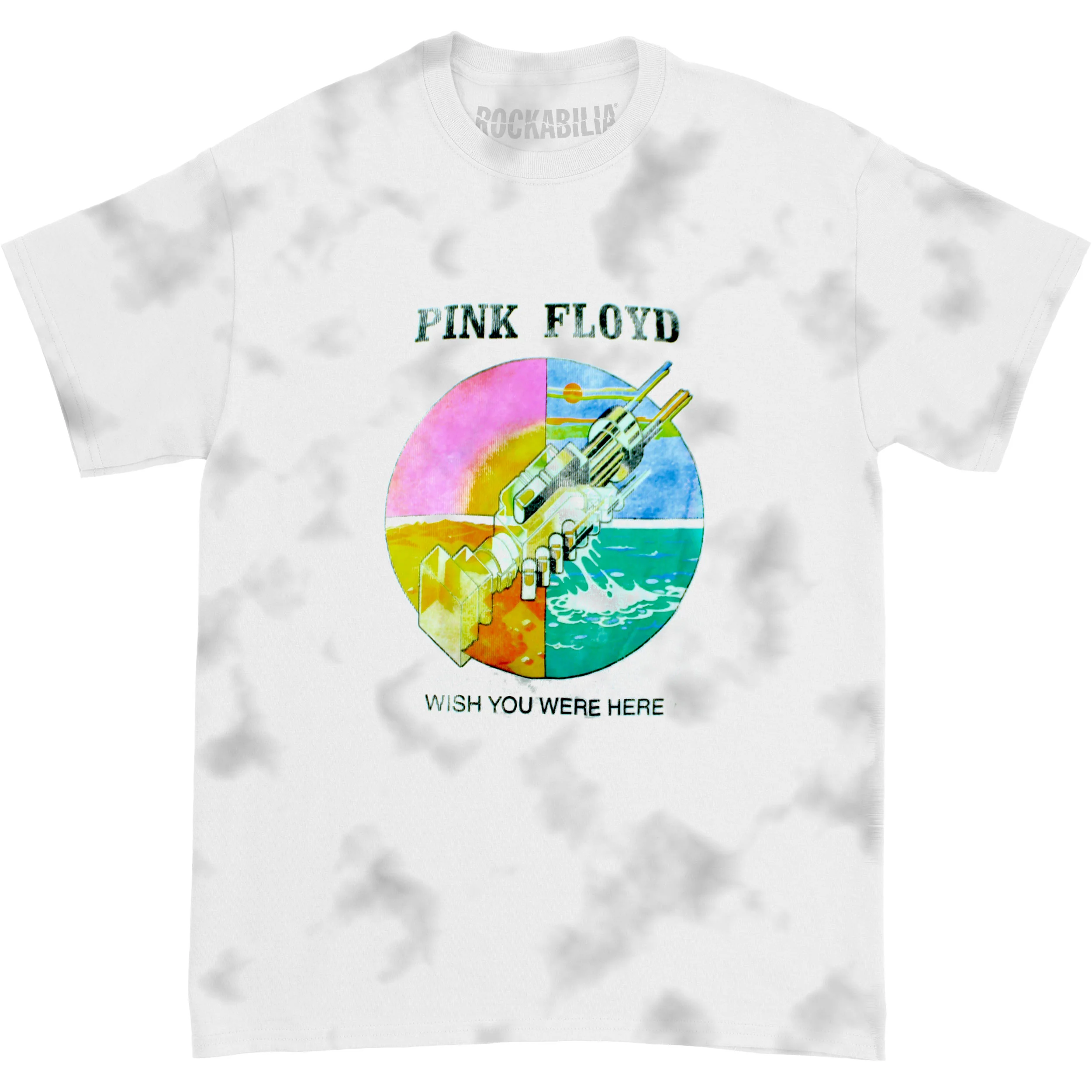Vintage Distressed Wish You Were Here Tie Dye T-shirt