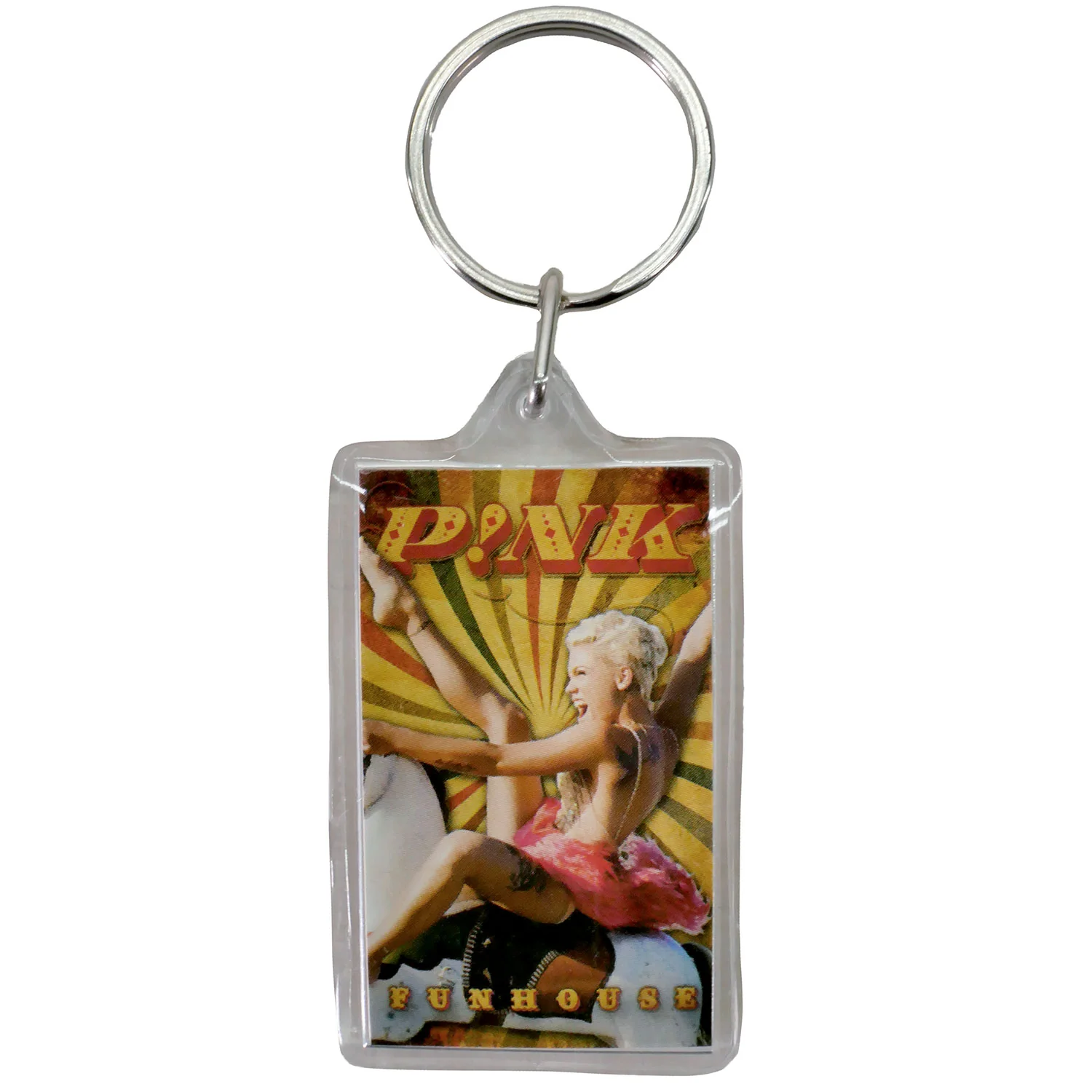 Funhouse Metal Key Chain