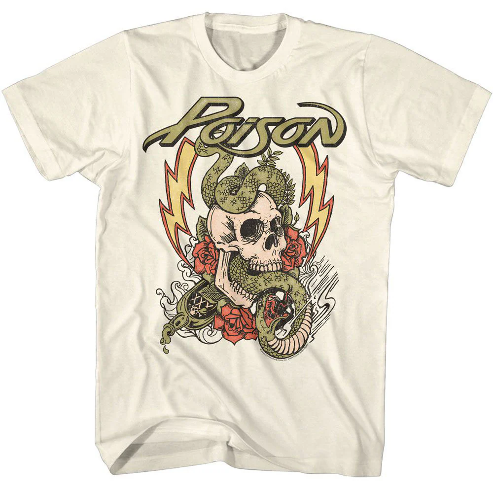 Poison Fade Color Skull T-shirt