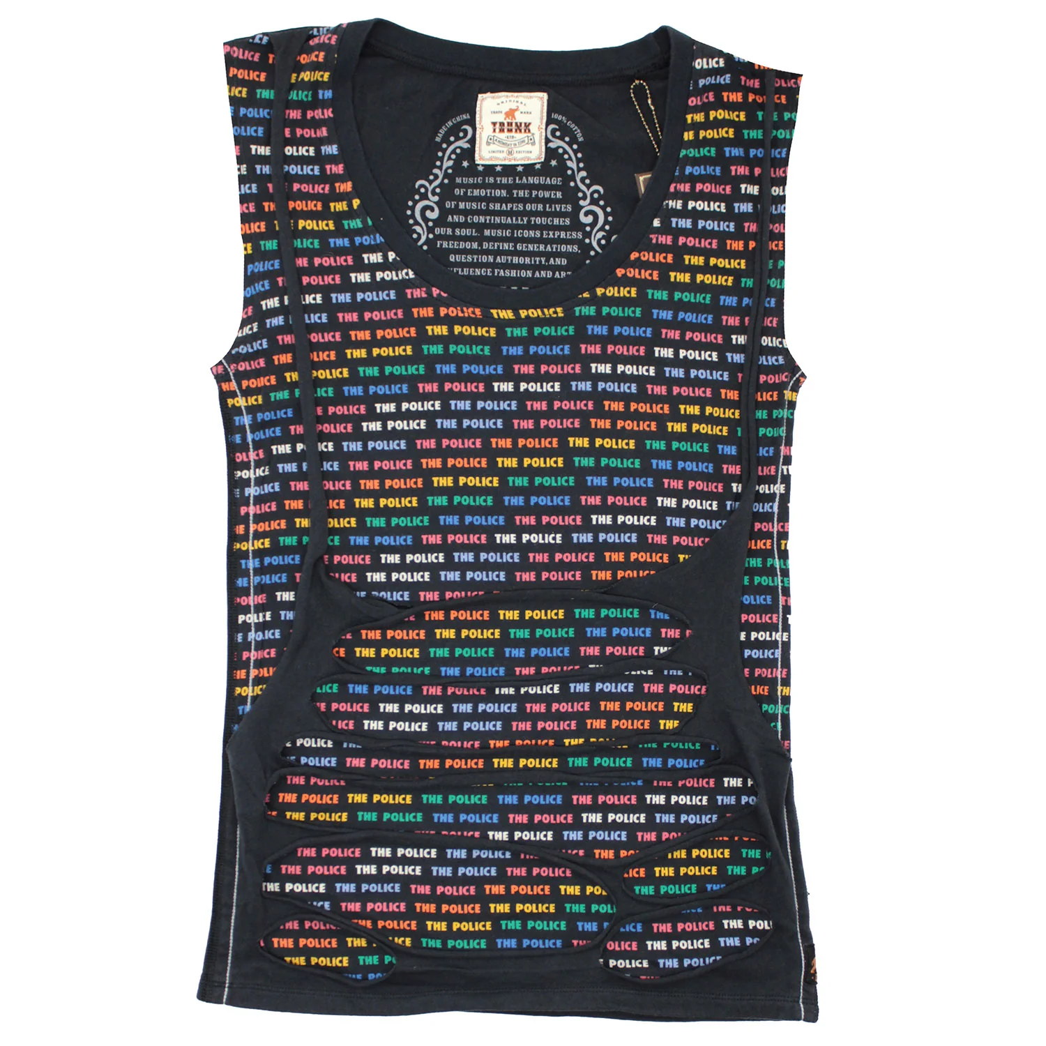Allover Multicolor Logos by TRUNK LTD Junior Top