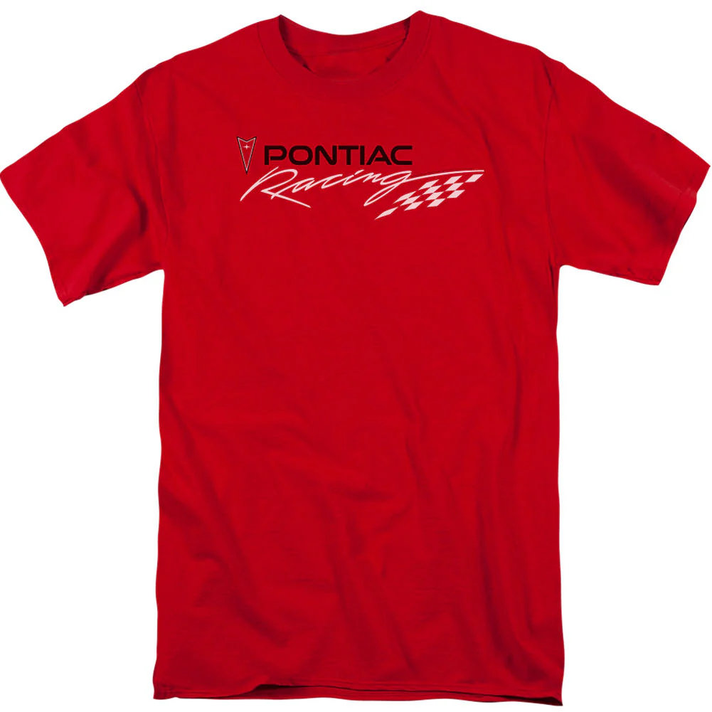 Red Pontiac Racing Adult T-shirt