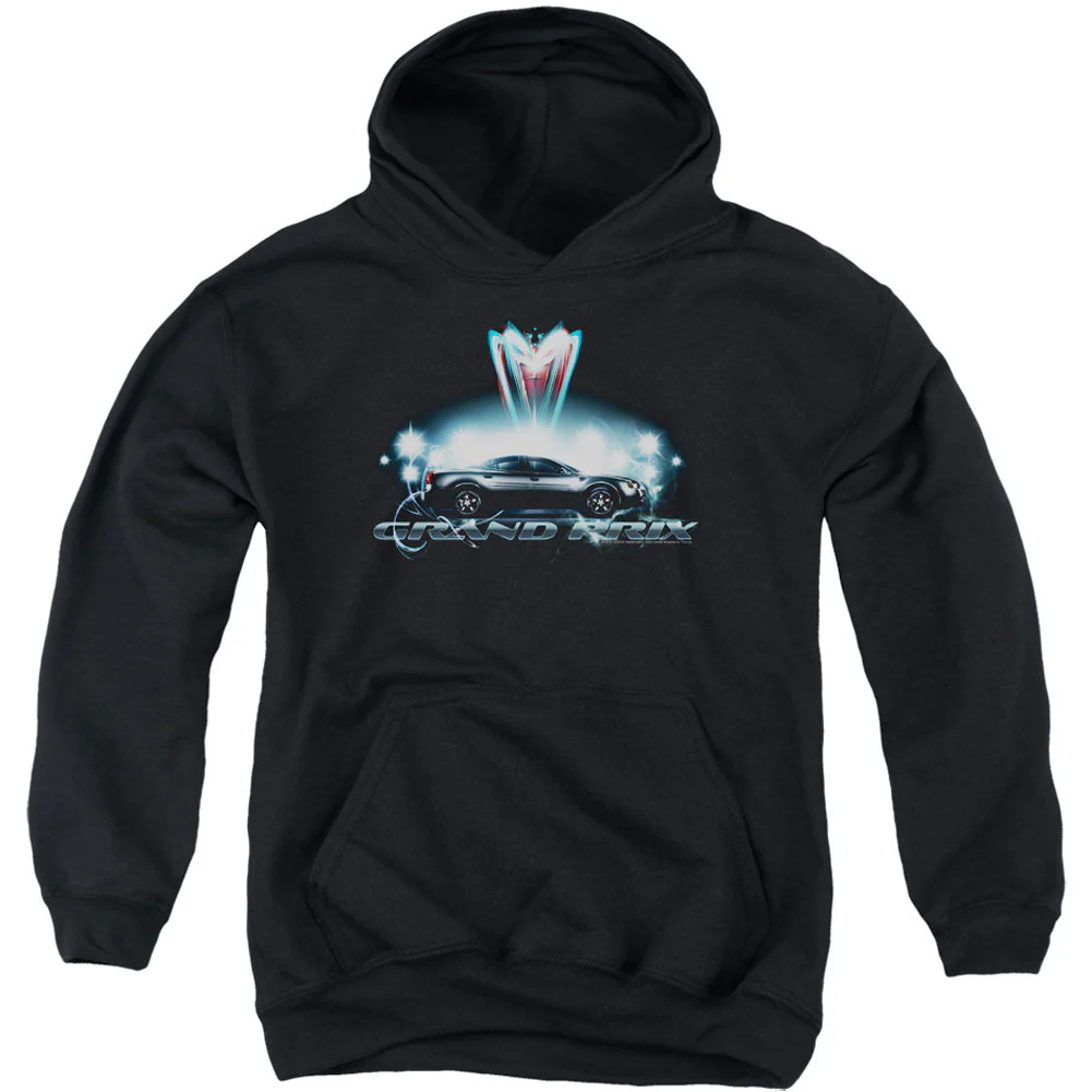 Silver Grand Am Youth 50% Poly Hooded Sweatshirt
