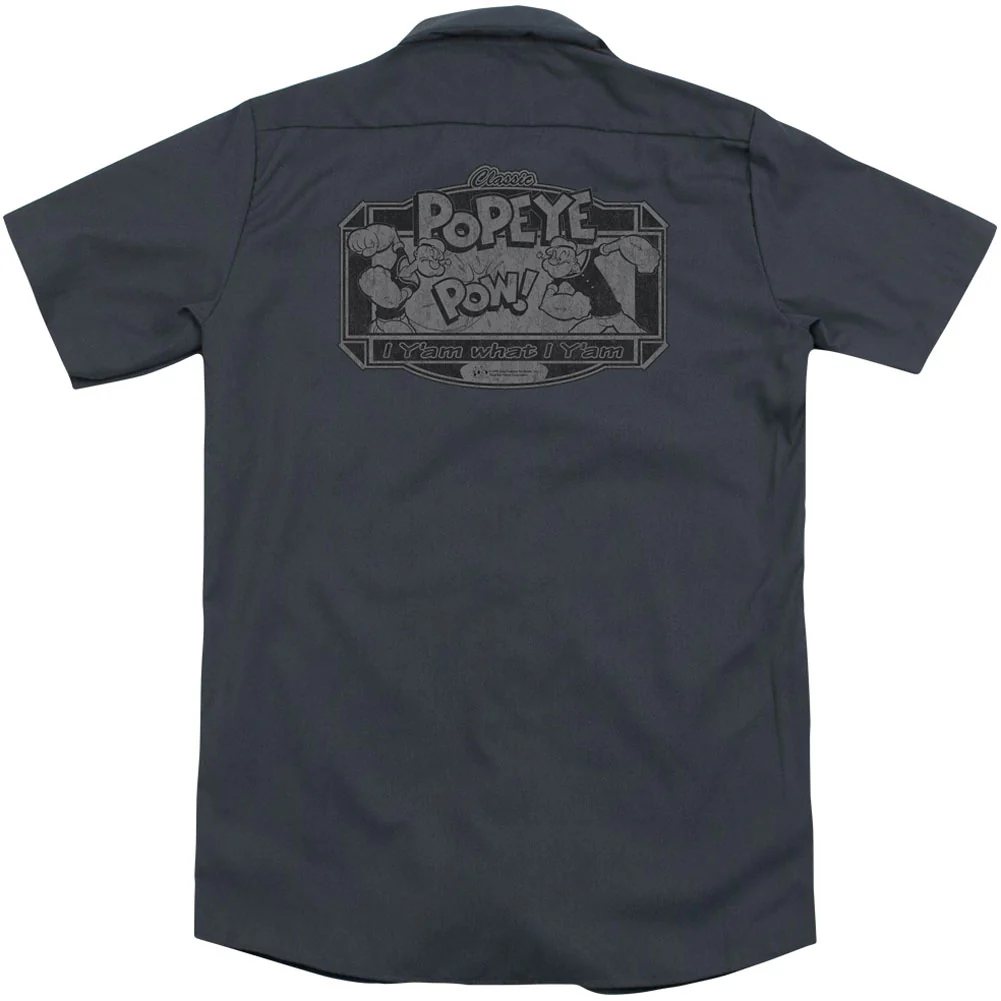 Classic Popeye (Back Print) Workshirt - Image 2