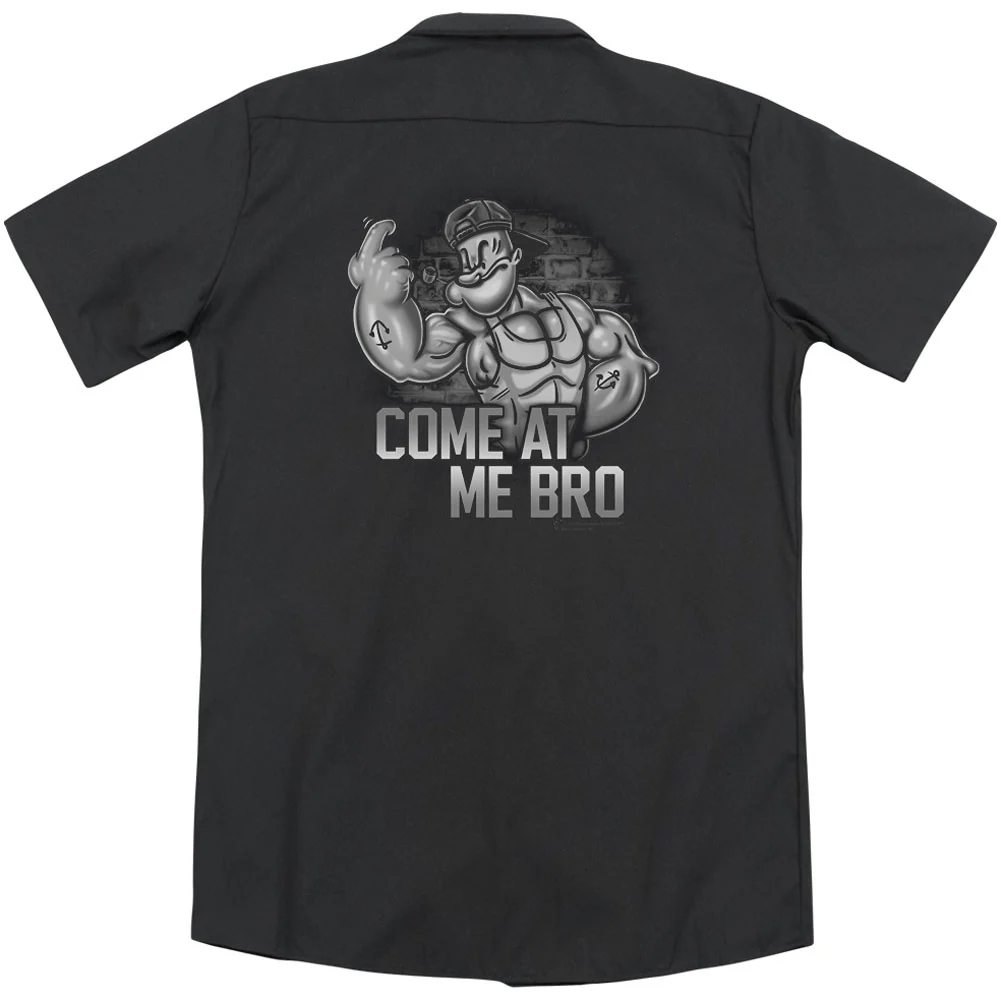 Come At Me(Back Print) Workshirt - Image 2