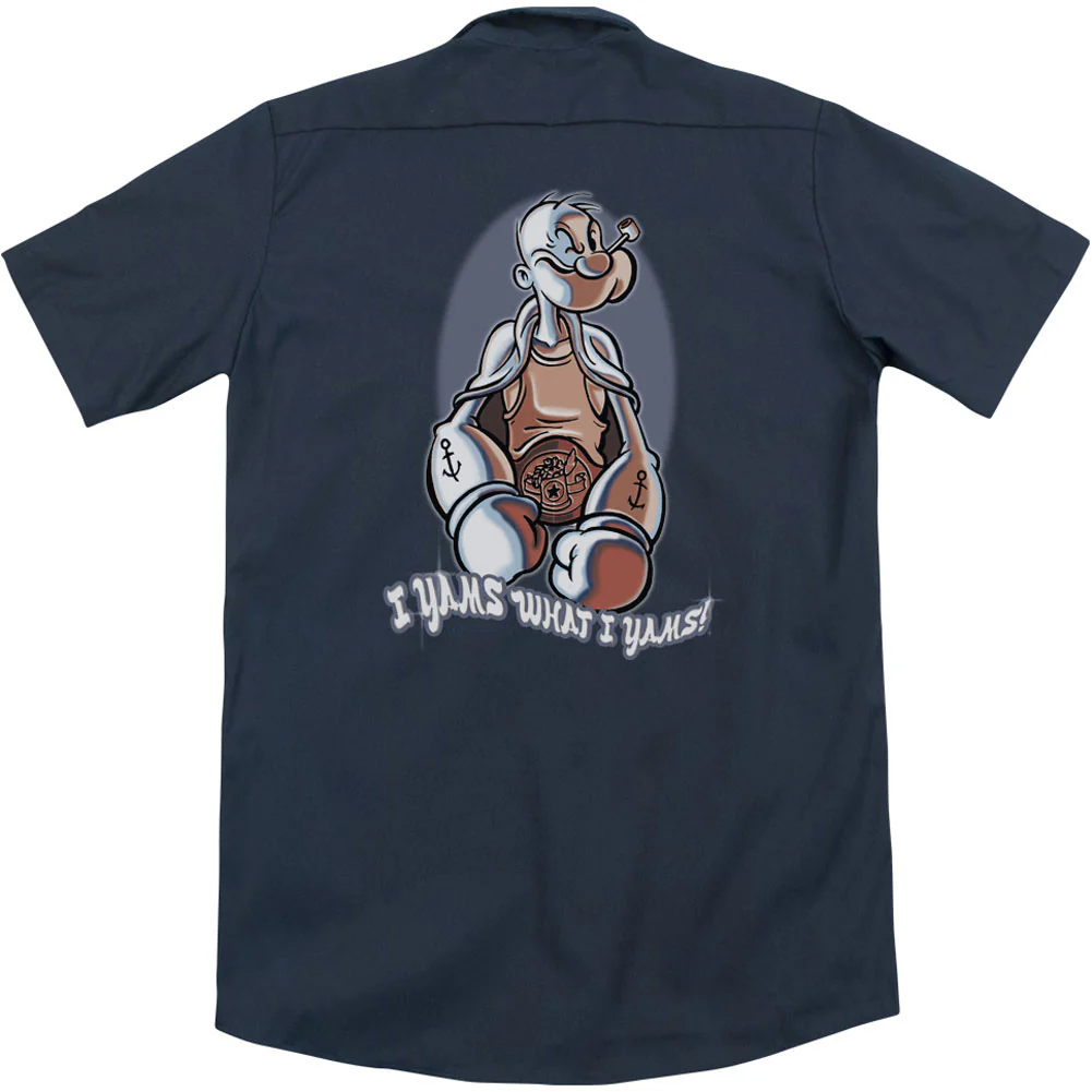 I Yams (Back Print) Workshirt - Image 2