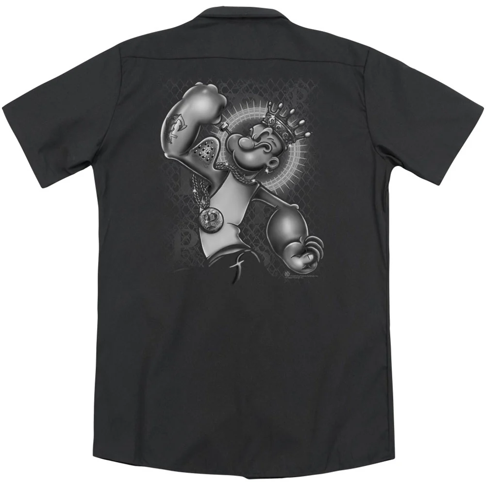 Spinach King (Back Print) Workshirt - Image 2