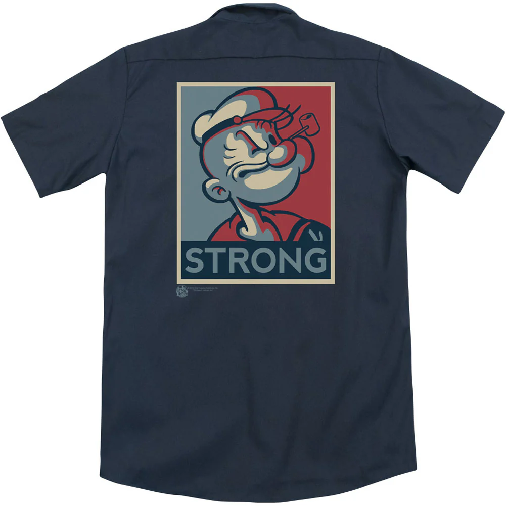 Strong (Back Print) Workshirt - Image 2