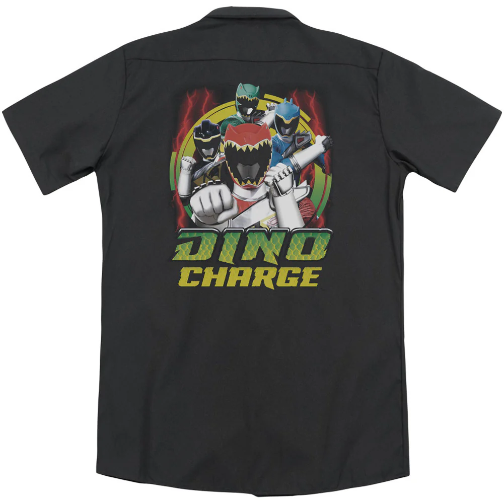Dino Lightning(Back Print) Workshirt - Image 2