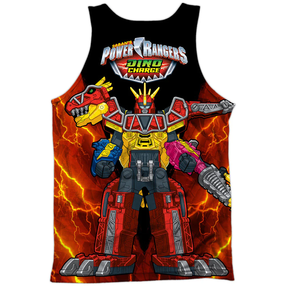 Zord Power 100% Poly Front/Back Print Mens Tank - Image 2