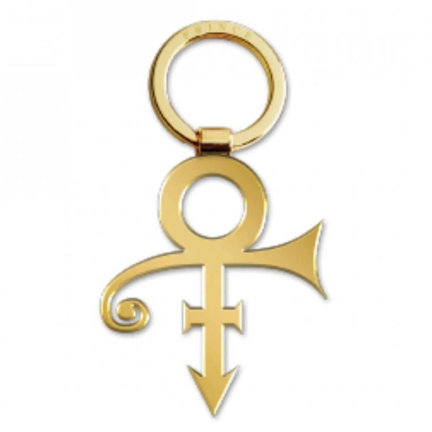 Gold Love Symbol Keychain Metal Key Chain