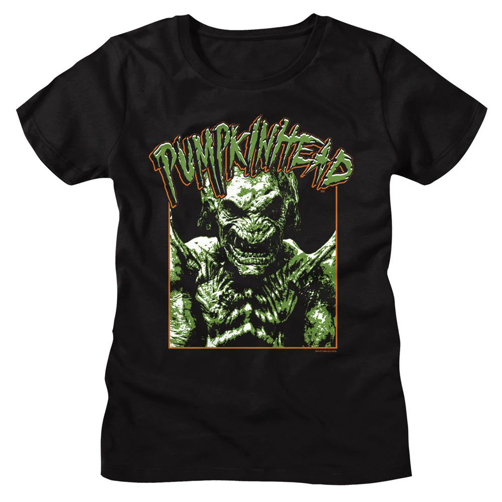 Pumpkinhead Photo And Logo Junior Top