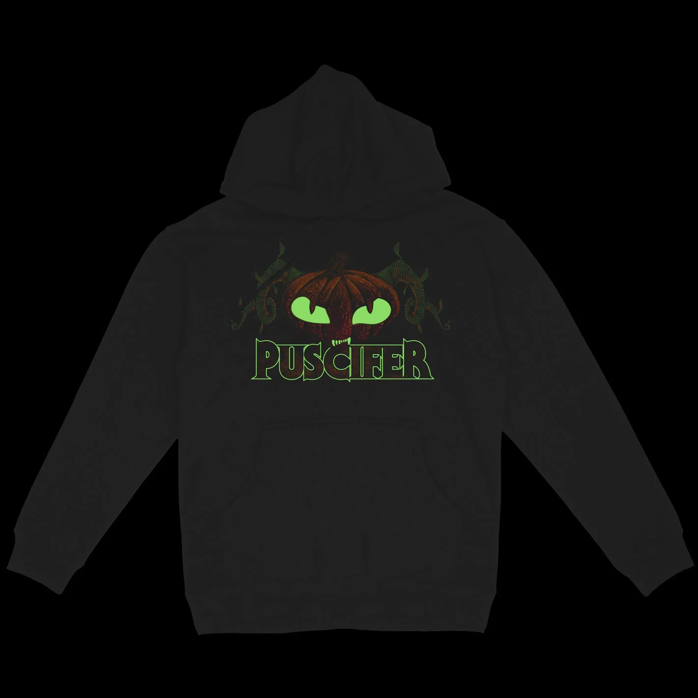 Halloween w/ Glow In The Dark Layer (Rockabilia Exclusive) Hooded Sweatshirt - Image 2