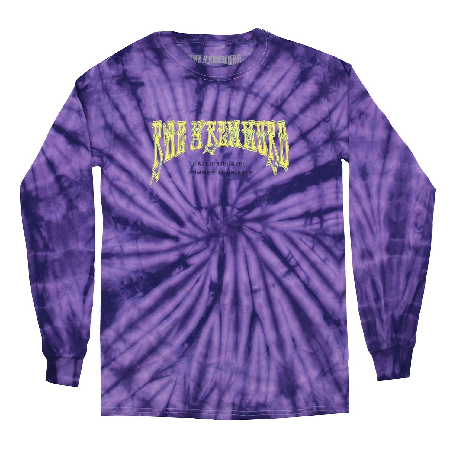 Dazed & Blazed Summer Tour 2018 Tie Dye  Long Sleeve