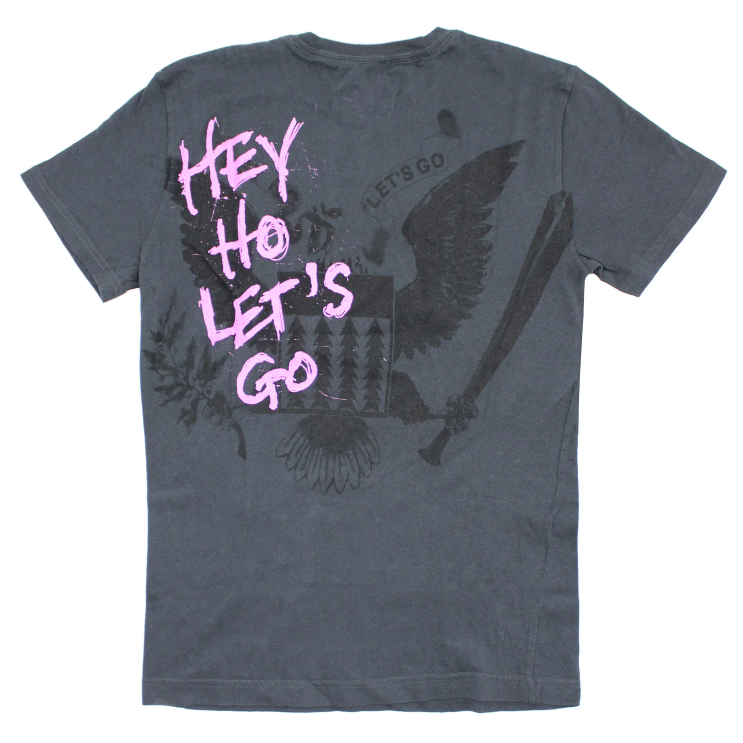 Hey Ho Let's Go Presidential Seal Logo by SWAG Vintage T-shirt - Image 2