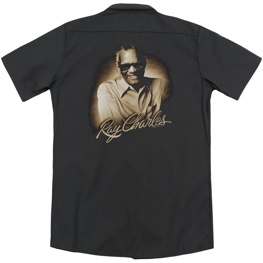 Sepia (Back Print) Work Shirt - Image 2