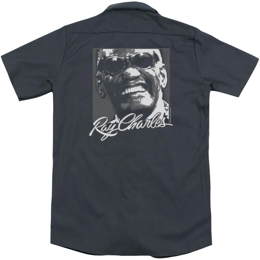 Signature Glasses (Back Print) Work Shirt - Image 2