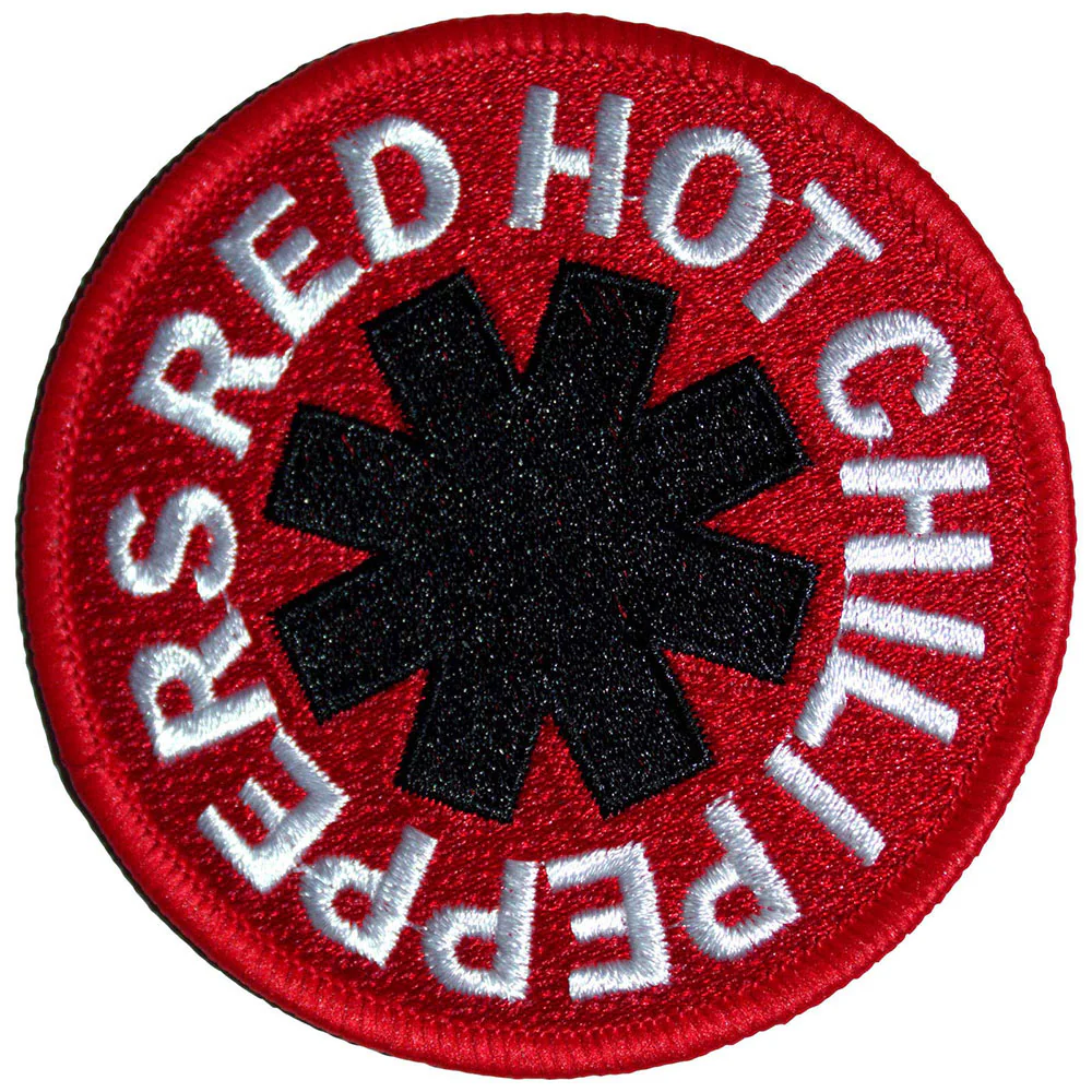 Asterisk Red Woven Patch