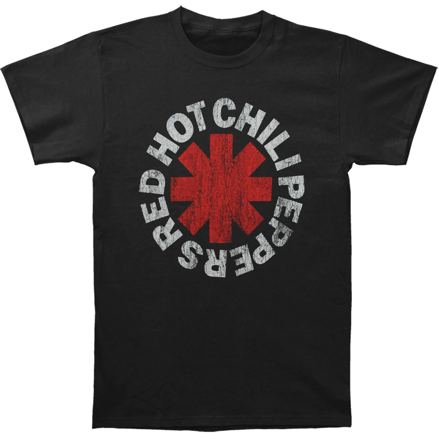 Vintage Distressed Cracked Logo T-shirt
