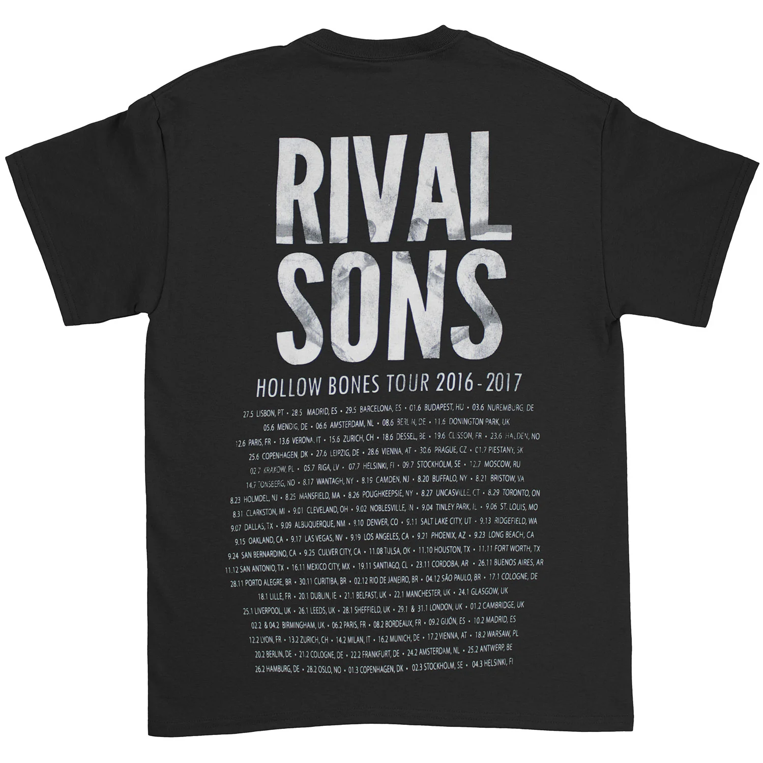 Hollow Bones Tour 2016 - 2017 Slim Fit T-shirt - Image 2