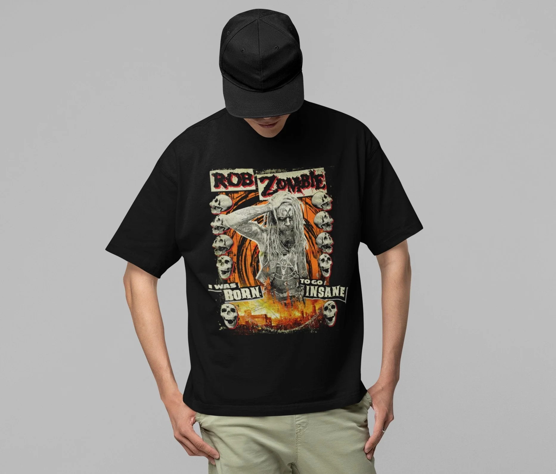 Rob Zombie - Born Insane Jumbo Print T-Shirt - Image 2
