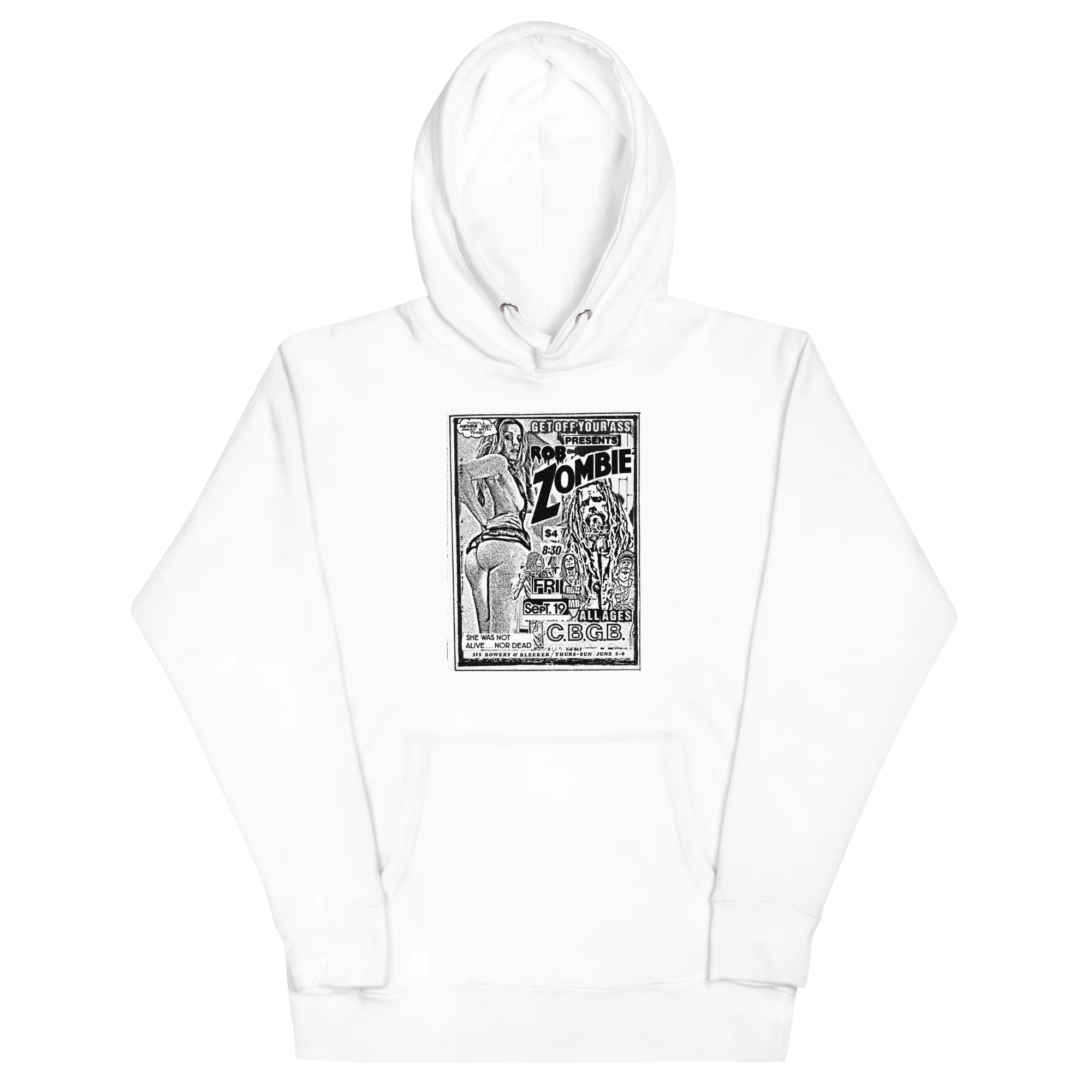 Rob Zombie - Live at the CBGB Hoodie - Image 2