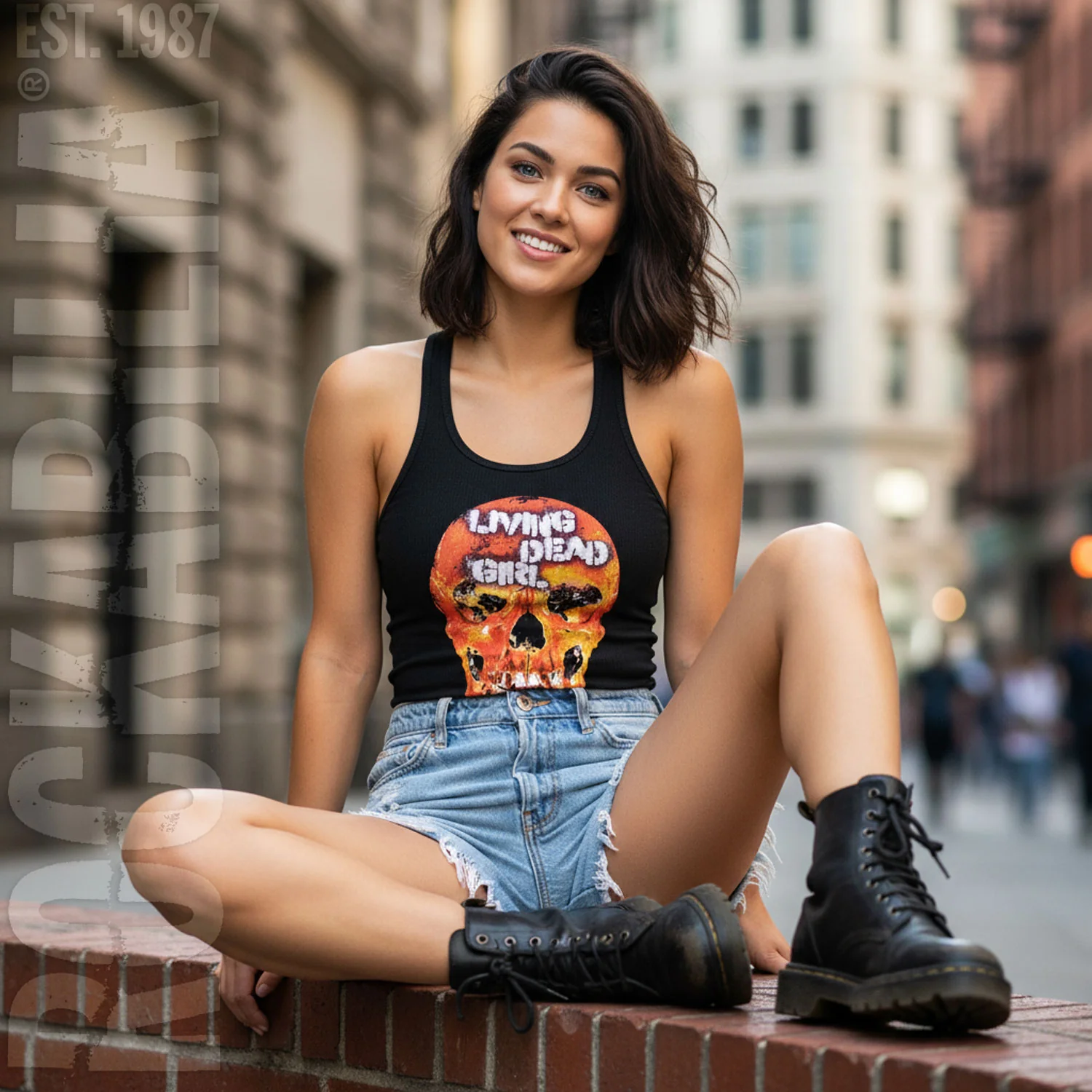 Living Dead Girl Junior Tank Top Womens Tank - Image 3
