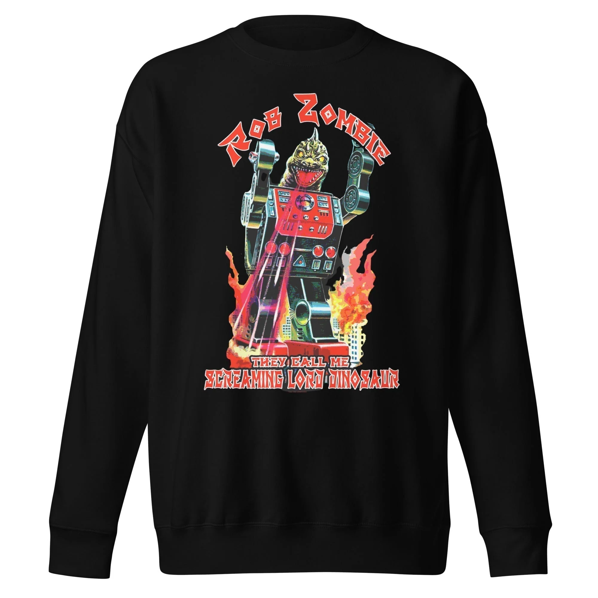 Rob Zombie - Lord Dinosaur Jumbo Print Sweatshirt